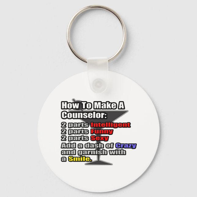 How To Make a Counsellor Key Ring (Front)