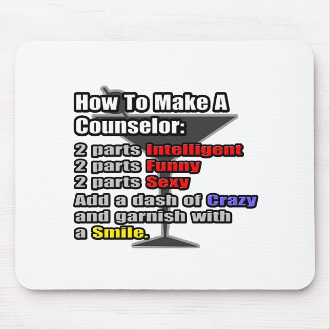 How To Make a Counsellor Mouse Pad (Front)