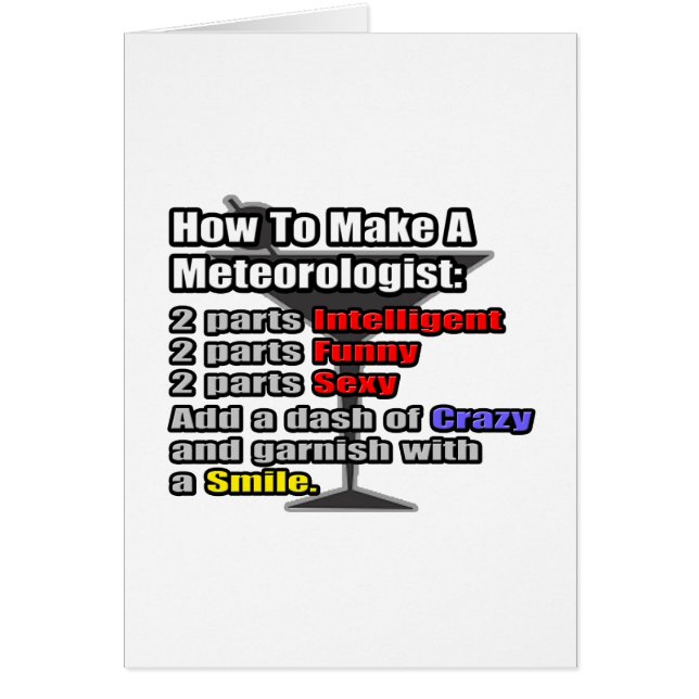 How To Make a Meteorologist (Front)
