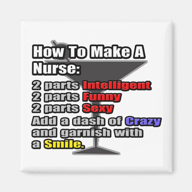 How To Make a Nurse Magnet (Front)