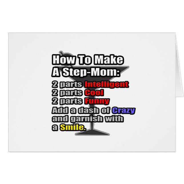 How To Make a Step-Mum (Front Horizontal)