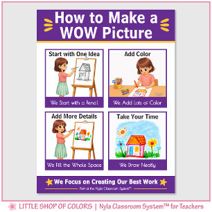 How to Make a WOW Picture Classroom Anchor Chart