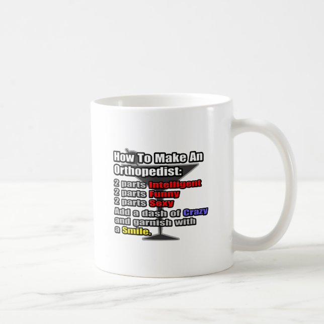 How To Make an Orthopaedist Coffee Mug (Right)