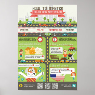 How to master colon and semicolon? poster