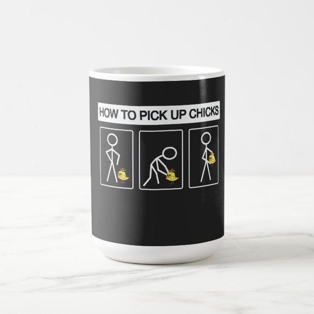 How to pick up Chicks Coffee Mug (Center)