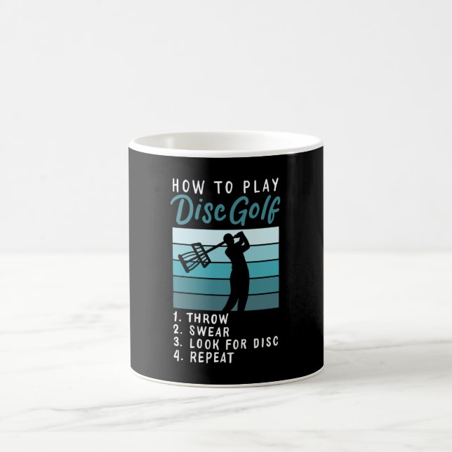 How To Play Disc Golf Coffee Mug (Center)