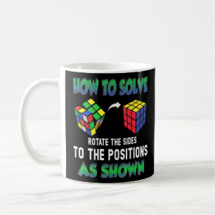 How To Solve Rotate The Sides Puzzle Cube Cubing Coffee Mug