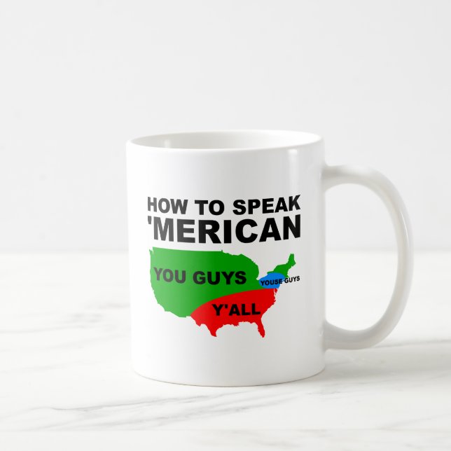 How To Speak 'Merican Funny Mug (Right)