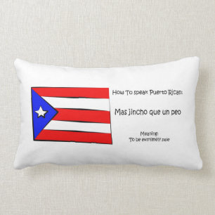 How to speak Puerto Rican Lumbar Cushion