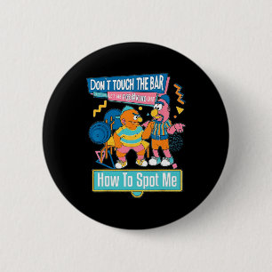 How To Spot Me Gym Weightlifting Bodybuilding Fitn 6 Cm Round Badge