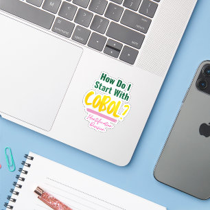How to Start Cobol Programming Codes Sticker