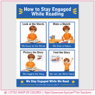 How to Stay Engaged While Reading Anchor Chart
