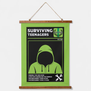 How To Survive Teenagers Hanging Tapestry