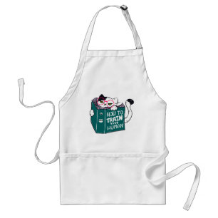 How To Train Your Human Funny Cat with Sunglasses Standard Apron