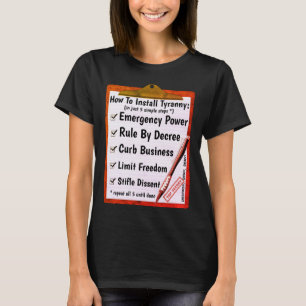 How to - Tyranny (dark) T-Shirt