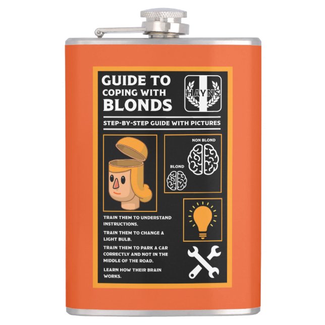How To Understand Blonds Hip Flask (Front)