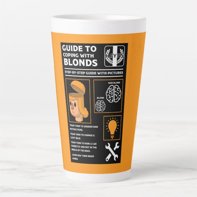 How To Understand Blonds Latte Mug (Front)