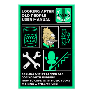 How To Understand Old People Poster