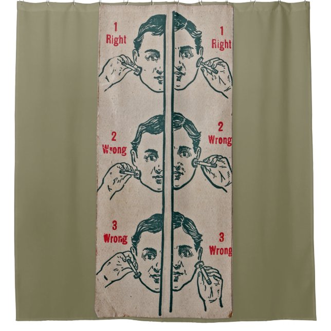 how to use razor shower curtain (Front)