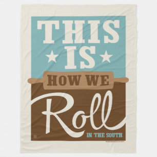 How We Roll Fleece Blanket