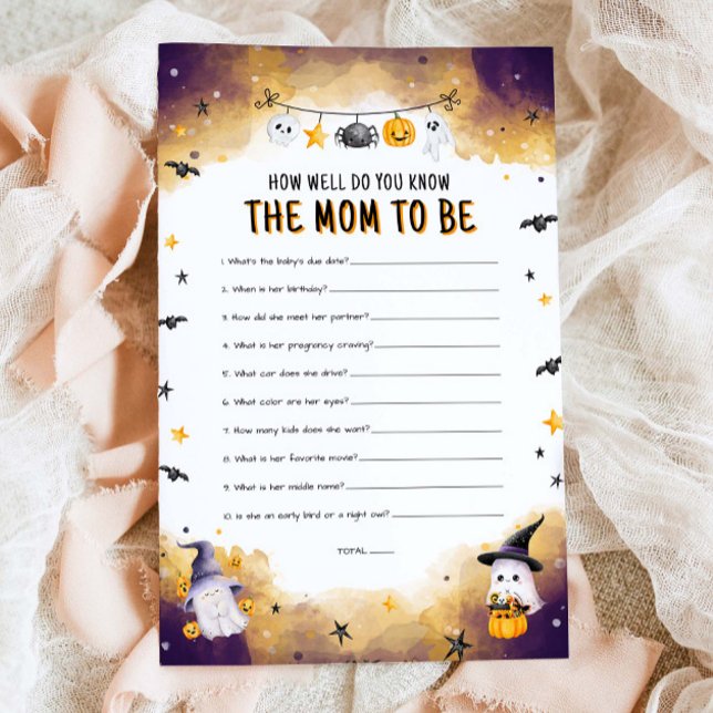 How Well Do You Know Mum Halloween Baby Game (Creator Uploaded)