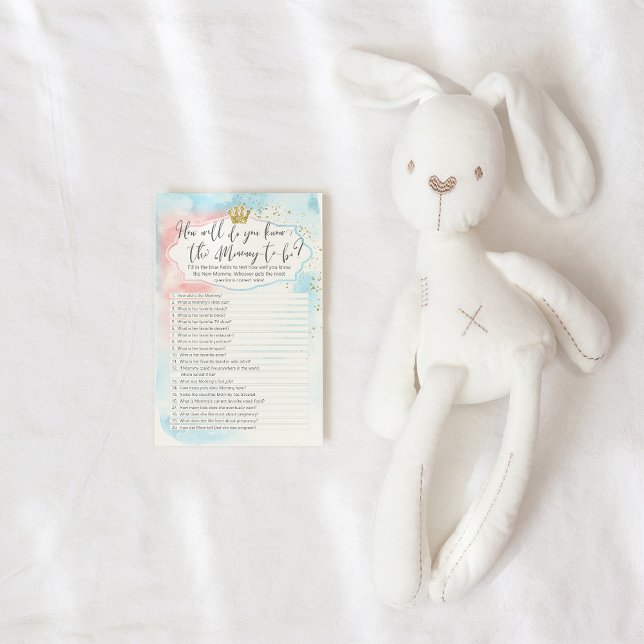 "How well do you know Mummy / Daddy" quiz, 2 sides (Creator Uploaded)