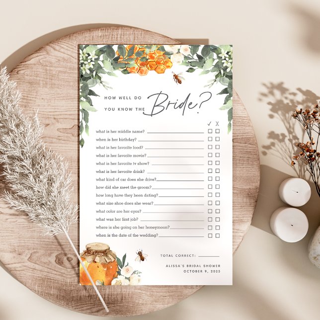 How Well Do You Know The Bride Bridal Shower Game (Creator Uploaded)