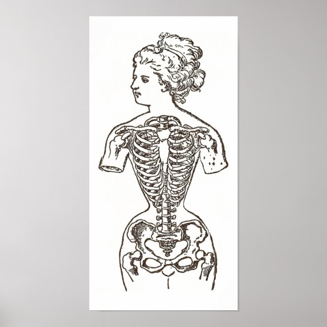 How Women Suffer for Beauty: The Impact of Corsets Poster (Front)