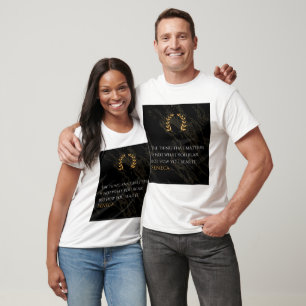 How You Bear It - Seneca Stoic Philosophy Quote T-Shirt