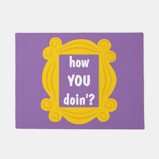 how you doin'? doormat (Front)