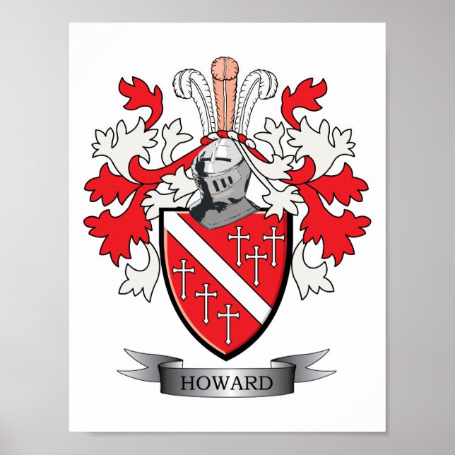 Howard Coat of Arms Poster (Front)