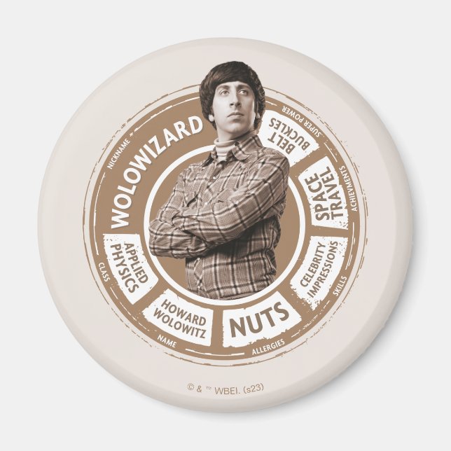 Howard Info Graphic Magnet (Front)