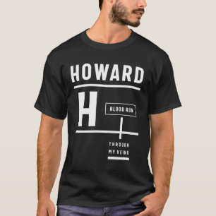 Howard Personalised Name Birthday Gift T-Shirt