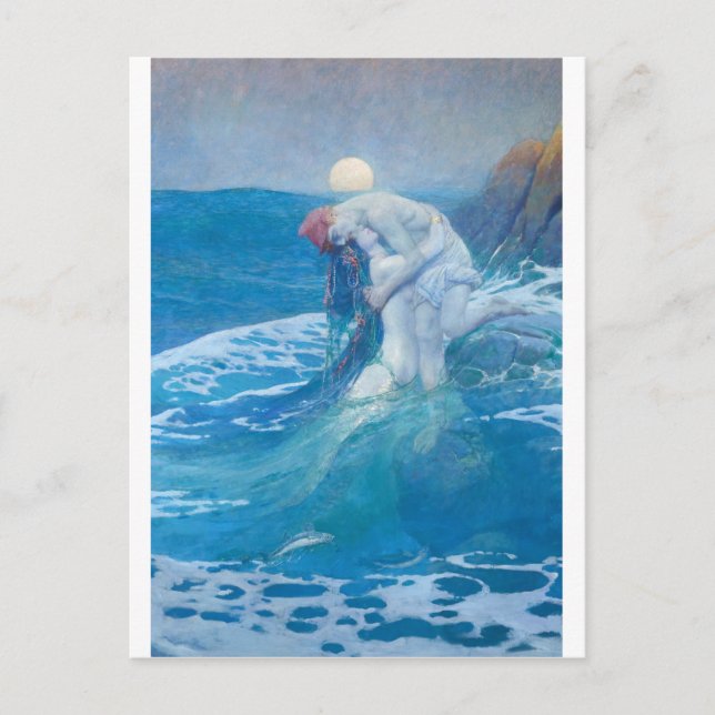 Howard Pyle - The Mermaid Postcard (Front)