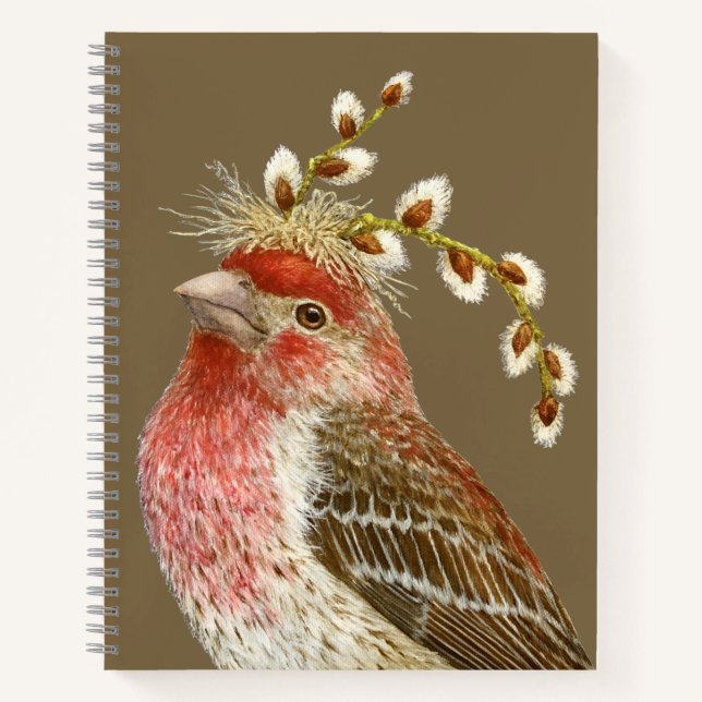 Howard the house finch notebook (Front)