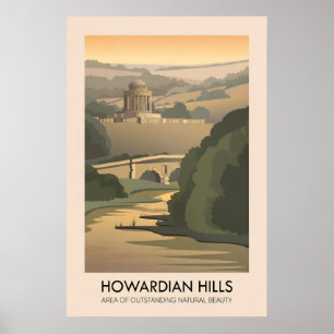 Howardian Hills AONB Travel Poster