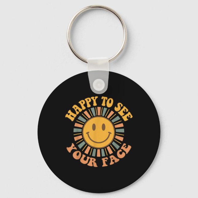 Howdy 5th Grade Teacher Western Back To School Fif Key Ring (Front)