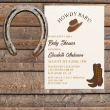 Howdy Baby! Cowboy Western Baby Shower
