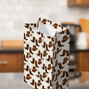 Howdy Baby! Cowboy Western Baby Shower Medium Gift Bag