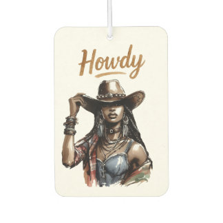 Howdy Car Air Freshener