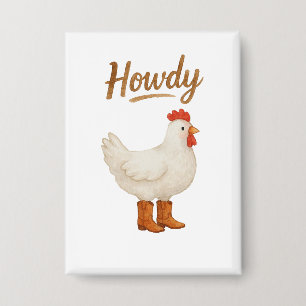 Howdy Chicken in Cowboy Boots