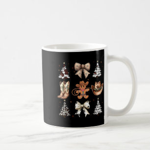 Howdy Christmas Cowboy Cowgirl Gingerbread Coquett Coffee Mug