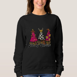 Howdy Christmas Cowgirl Sweatshirt