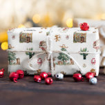 Howdy Christmas | Fun Western Personalised  Wrapping Paper<br><div class="desc">Celebrate the holidays with a yee-haw! The Howdy Christmas Fun Western Personalised Wrapping Paper brings a festive cowboy twist to your gift-giving this season. Featuring charming hand-drawn illustrations of cowboy Santa, cacti wrapped in lights, rustic boots, and snowmen with a Western flair, this wrapping paper is perfect for adding personality...</div>