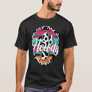 HOWDY Cow Leopard Cactus Serape Cactus print Turq T-Shirt