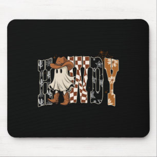 Howdy, Cowboy Ghost, Soky Halloween Funny Gift Tee Mouse Pad