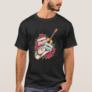 Howdy Cowboy Music Womens Matching Guitar Happy Bi T-Shirt