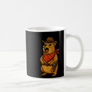 Howdy Cowboy Rock Hyrax Awawa Western Funny  Coffee Mug