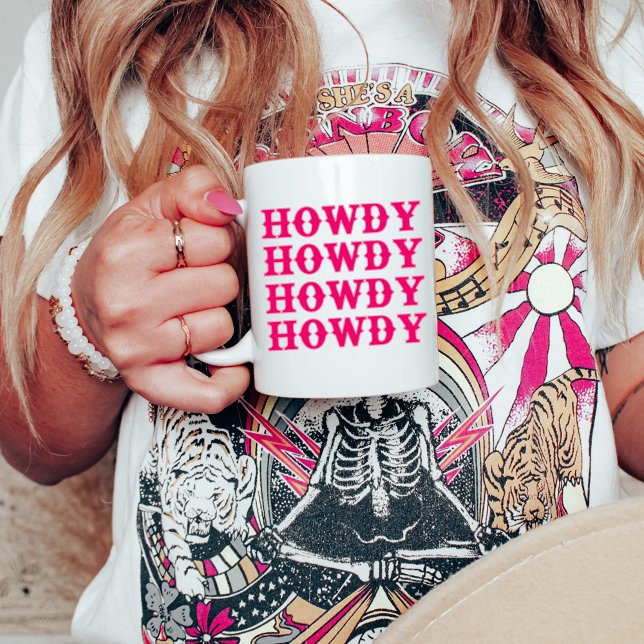 Howdy Cowgirl Last Rodeo Coffee Mug (Creator Uploaded)