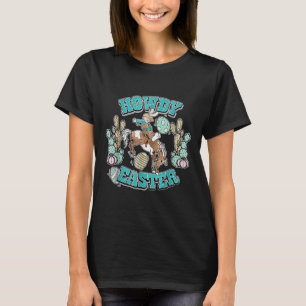 Howdy Easter Shirt Western Cowboy Bunny Easter Egg
